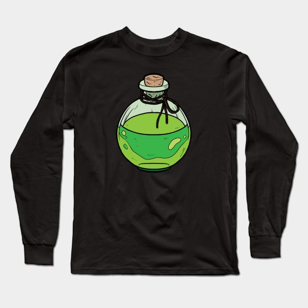 Potion of Stamina Long Sleeve T-Shirt by Baddest Shirt Co.